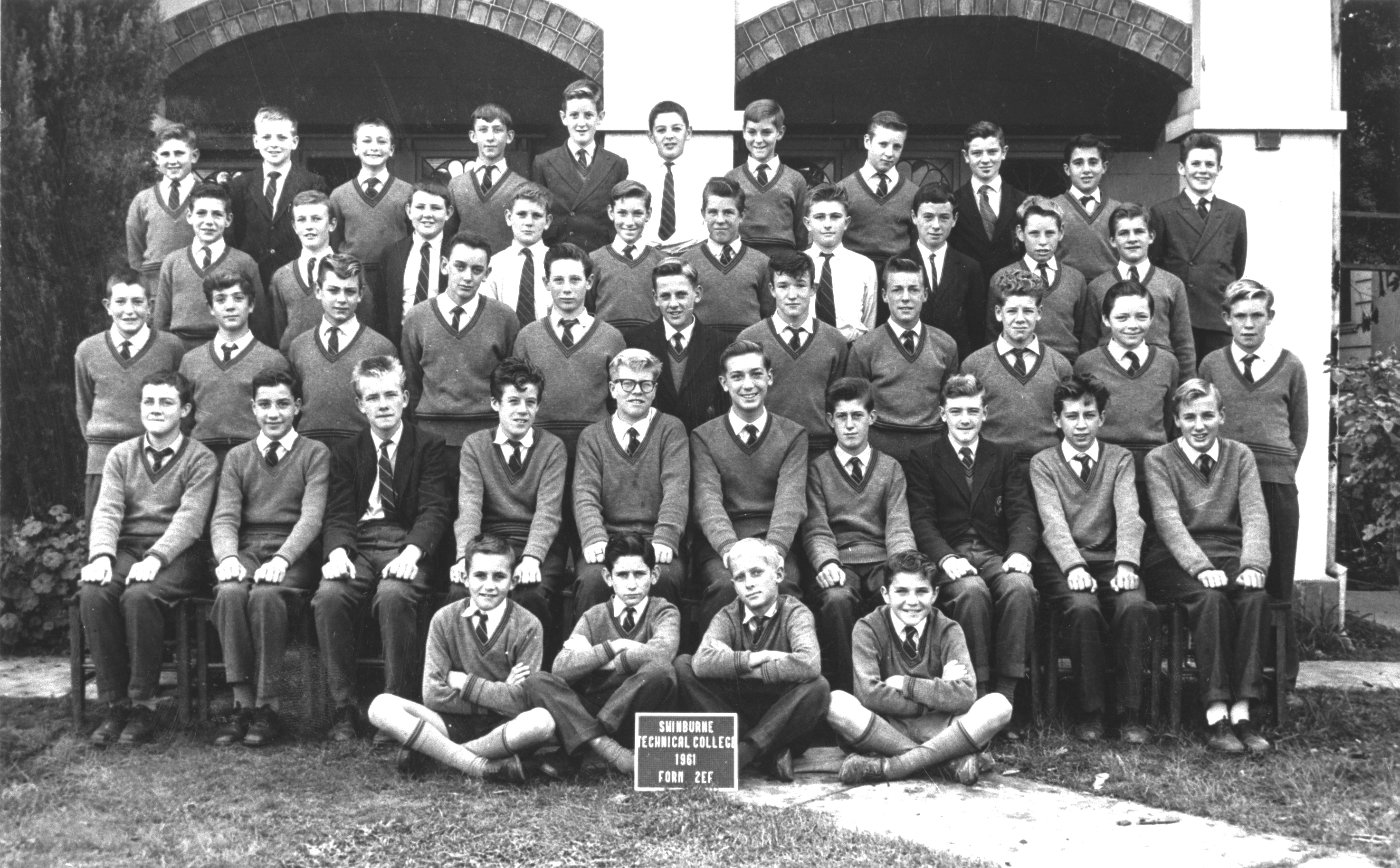 Swinburne Technical College Form 2EF (Boys), 1961